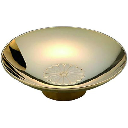 Takenaka copperware cup gold Φ12.5cm gold cup chrysanthemum 12.5cm 175-71