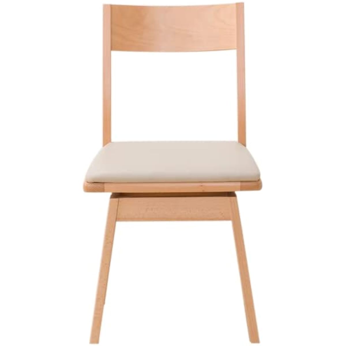 [NITORI] NITORI Dining chair with rounded corners that is safe for small children Rotating SI01A S MBR 4012932