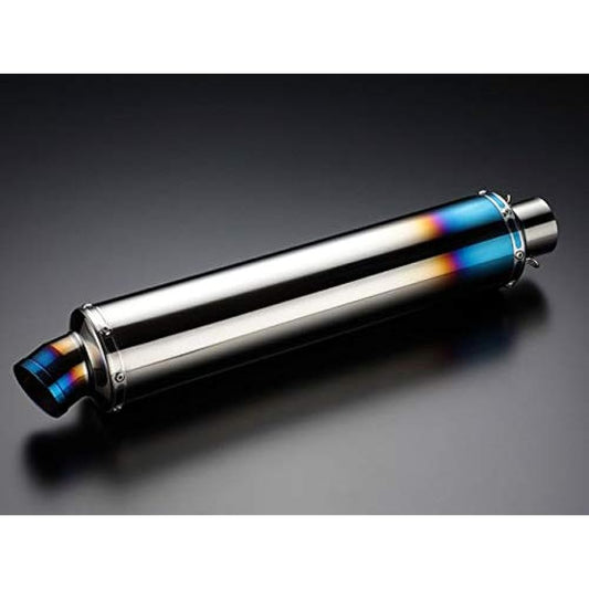 BEAMS Motorcycle Muffler General Purpose Silencer Heat Titanium GP Tail Insertion Diameter φ60.5 U101-01-001