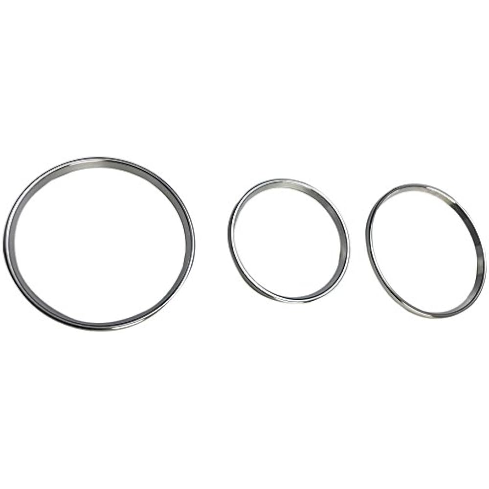 vw Volkswagen The Beetle Aluminum Manual Air Conditioner Dial Ring 3pcs halt-TheBeetle-alumi