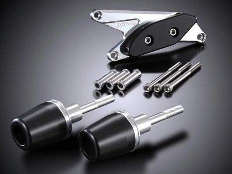 AGRAS Racing Slider 3 Piece Set Generator A No Logo (Frame Type) Duracon: White GSX1300R HAYABUSA (08-10) 342-391-001