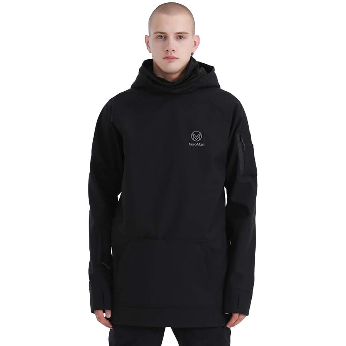 [VEROMAN] Snowboard Soft Shell Parka Wear Jacket Pullover Water Repellent Windproof Cold Protection Outdoor Skiing Snowboarding Men Women