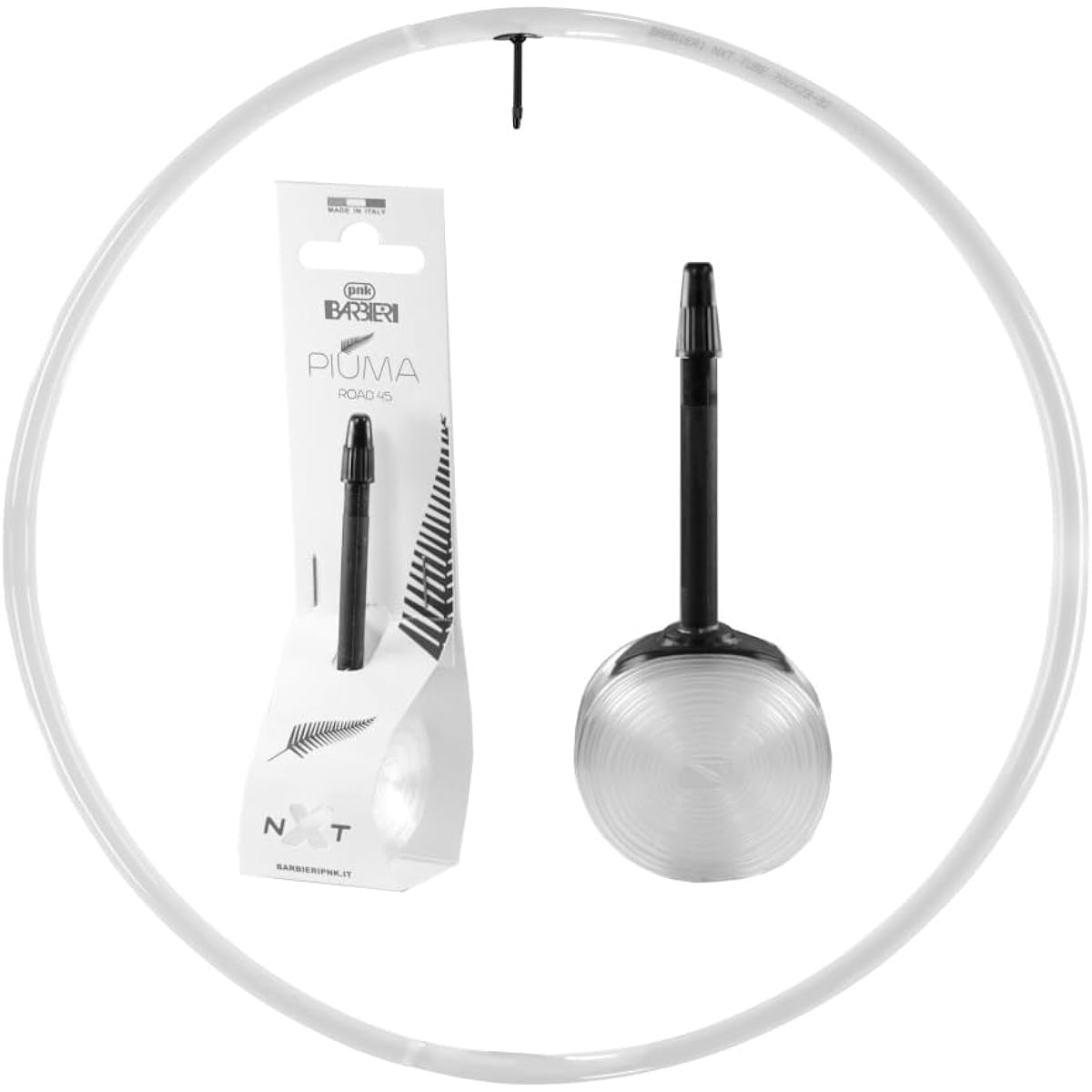 Barbieri Bicycle NXT PIUMA TPU Tube FOR ROAD Presta White 700X23-32