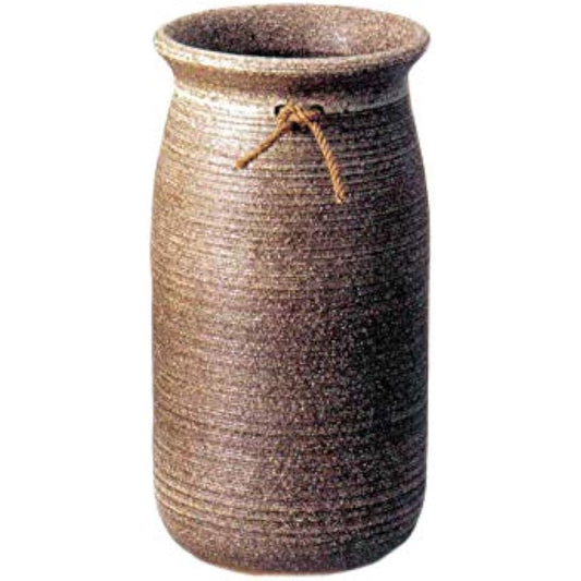 Yamasho Pottery Umbrella Stand Brown etc. Approx. Diameter 22.0 x Height 43.0cm Shigaraki Ware Comb Umbrella Stand