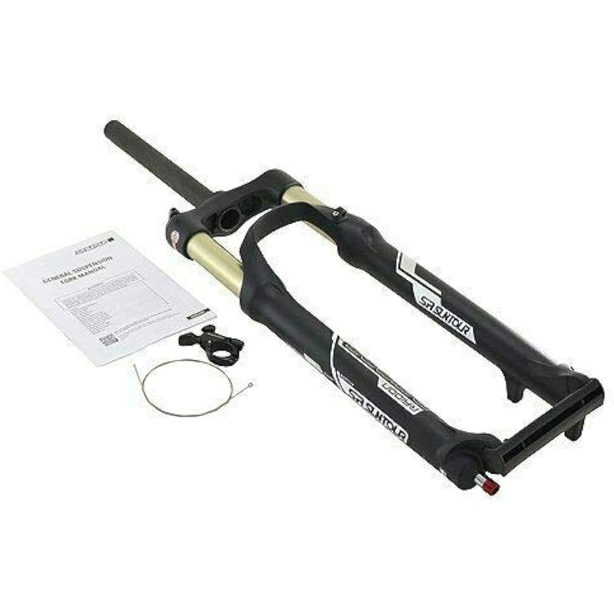 SR SUNTOUR Raidon Fork 27.5 inches 100mm Remote Lockout Air QR 9mm Matte Black, VK1737-N