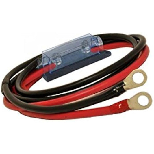 ONE GAIN 1500W class 12V type cable with fuse for inverter (red and black 2m each) Made by COTEK Compatible with SK1500-112 inverter 1512KIV 1512kiv-2m
