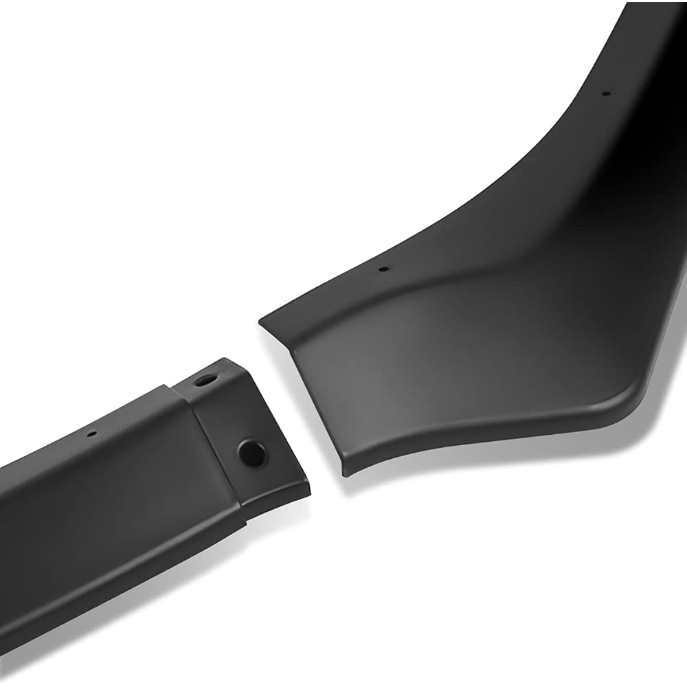 DNA MOTORING 2-PU-546 3 Peace Style Car Front Bumper Lip LEGACY 2018-2020 Compatible matte black