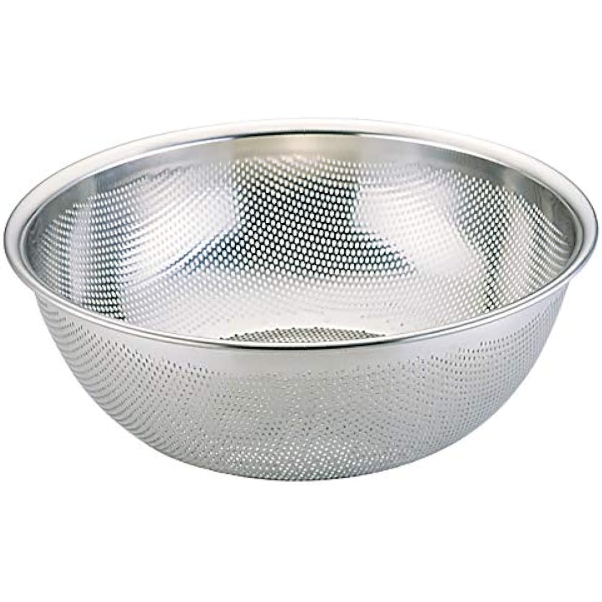 Sanpo Sangyo Colander Silver 33cm HACCP Shallow Colander 09906980