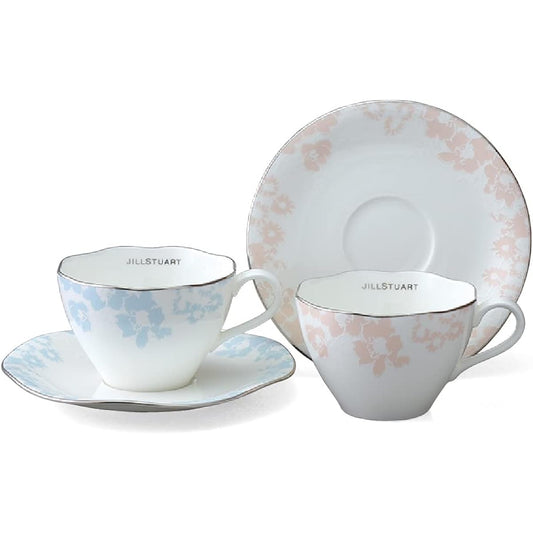 NARUMI Cup Saucer Set JILL STUART Pink & Blue 240cc 2-Piece Set 97129-21973