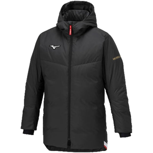 [Mizuno] Football Wear MORELIA Down Half Coat Heat Retention Water Repellent P2MEA502