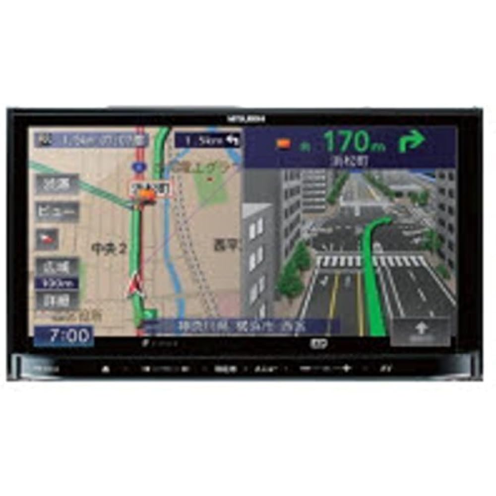 [Mitsubishi/MITSUBISHI] 7V type WVGA monitor with built-in terrestrial digital TV tuner (1seg)/DVD/CD/Bluetooth® built-in memory car navigation system [Product number] NR-MZ33-3
