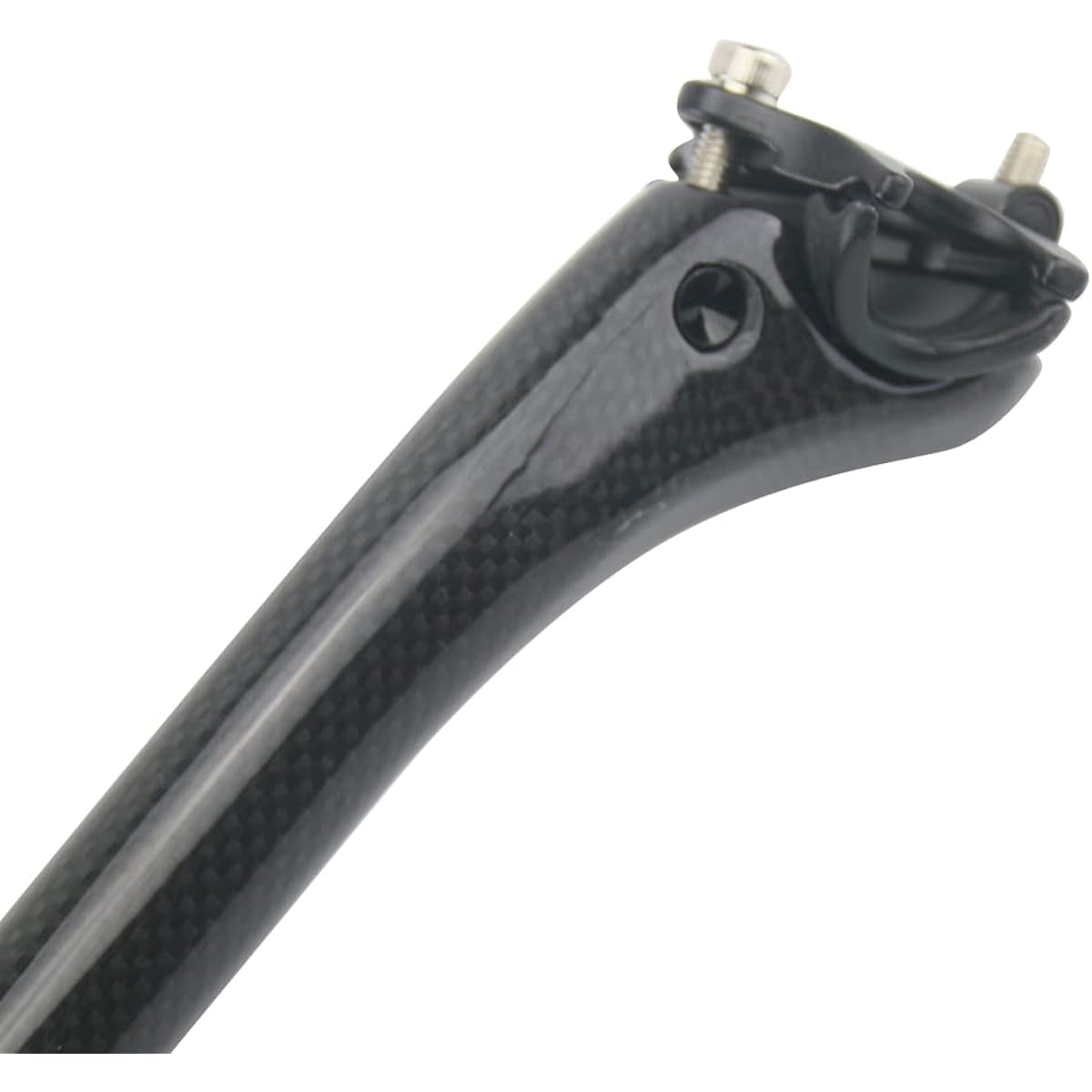 Alfa Pasca Carbon Seatpost (Lightweight/Vibration Absorption Performance) Applicable to Road Bikes/Mountain Bikes/Bicycles K Matte/Glossy Outer Diameter 25.4/27.2/30.8/31.6mm3