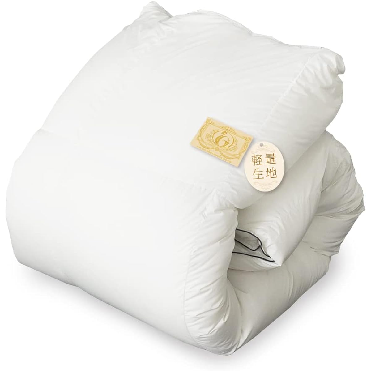Iris Plaza White Duck Down 90% Ultra Light Royal Single Ivory