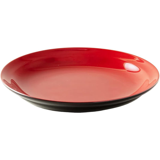 Urushikodo "Yanaka Lacquerware" 5.0 inscription plate, papaya type, vermilion paint (1 piece) ST-01