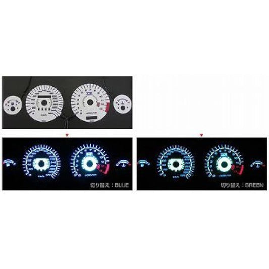 Odax OXP-311036-AC EL Meter Panel, AC Type, White Panel, ZZR1100, D-Type (95-)
