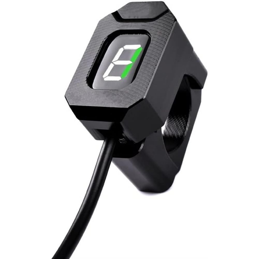 Speed Display Meter Motorcycle 1-6 Level Gear Indicator Digital Gear Meter Kajishi Kawara All Digital Trip/Audio All Years