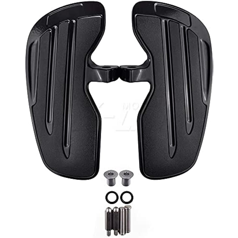 KYN Indian Scout Bobber 2018-2021, Scout Bobber ABS 2018-2020, Twenty 6020-2021, Twenty ABS/Sixty ABS 2020 Motorcycle Rider Floorboard Driver Footrest Pegs (Black)