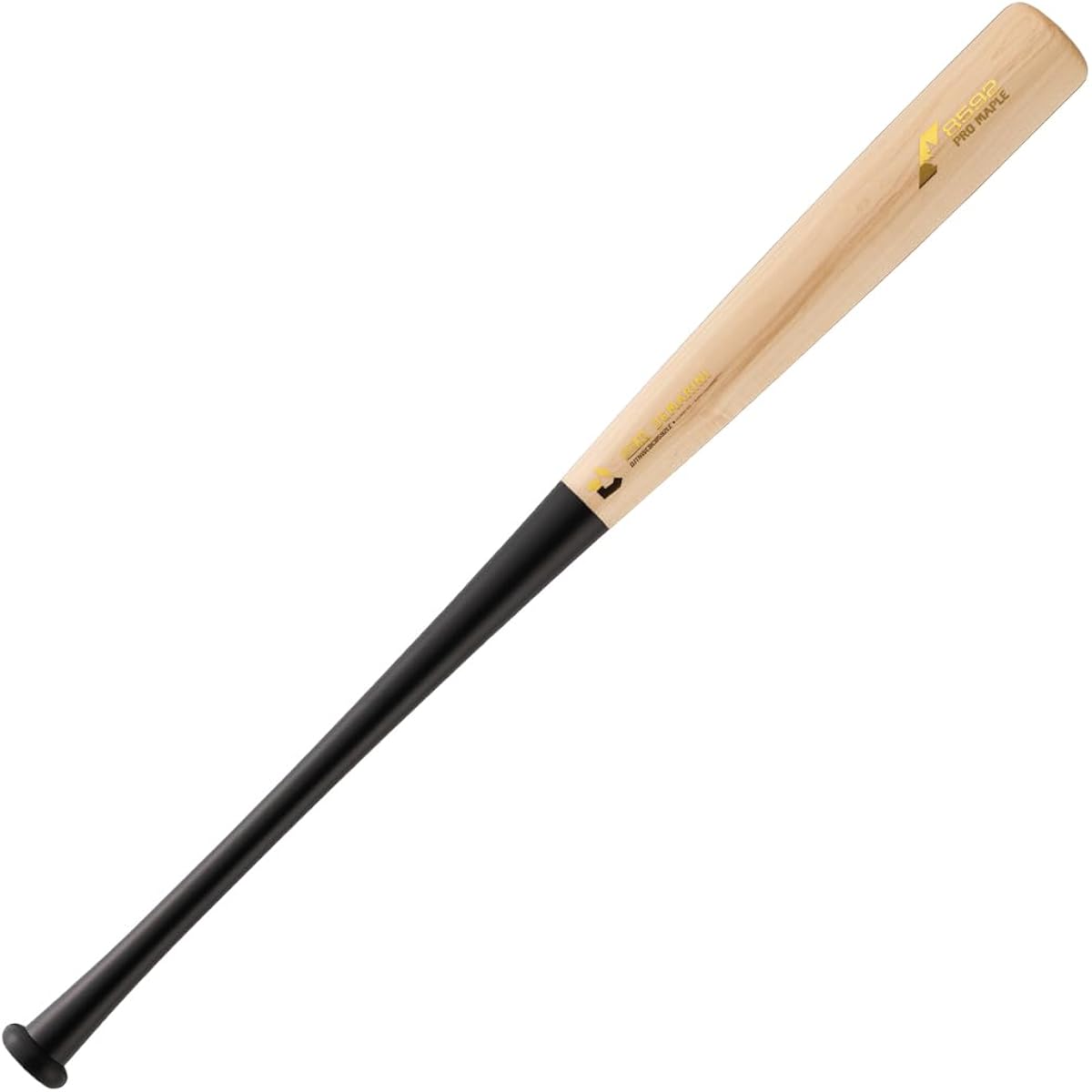 DeMARINI Baseball Bat Training Composite Training 85cm-920g Average Natural x Gold Logo WBD24810108592