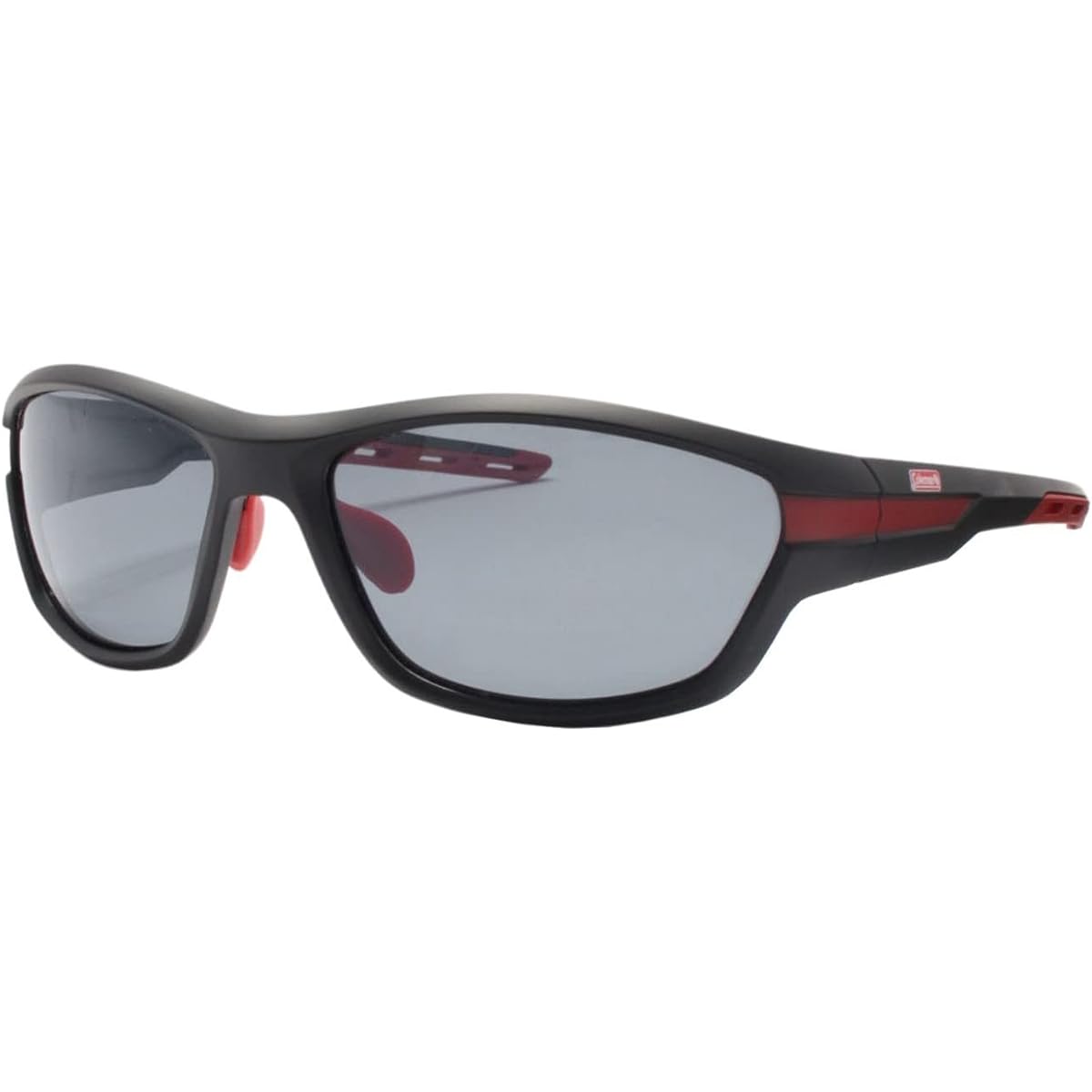 [Coleman] Sunglasses Matte Black/Red Smoke (Polarized) CO3073-1