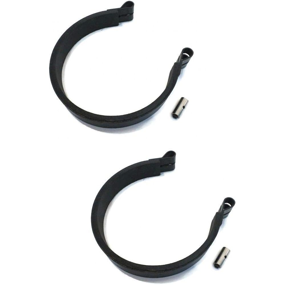 (2) 4.5-inch brake band & pin, drum Toy cart, yard cart, mini-bike, Yerf-Dog