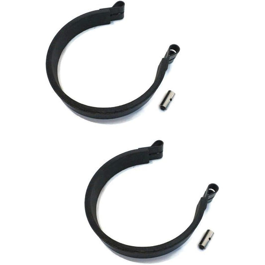 (2) 4.5-inch brake band & pin, drum Toy cart, yard cart, mini-bike, Yerf-Dog