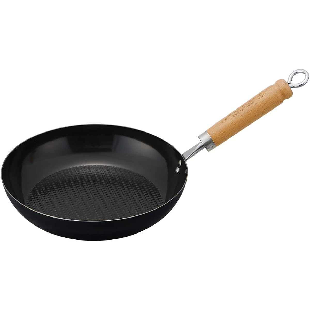 Skater Iron Embossed Frying Pan 24cm IH Gas Fire Compatible Disney Winnie the Pooh Made in Japan IRFP20-A