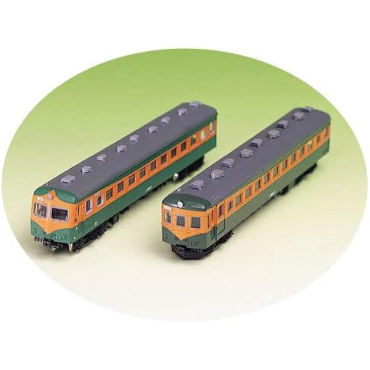 Green Max N Gauge Old National Electric Railway 80 Series 1st Car (Early Model Shonan) 6-Car Set 212 Railway Model Train