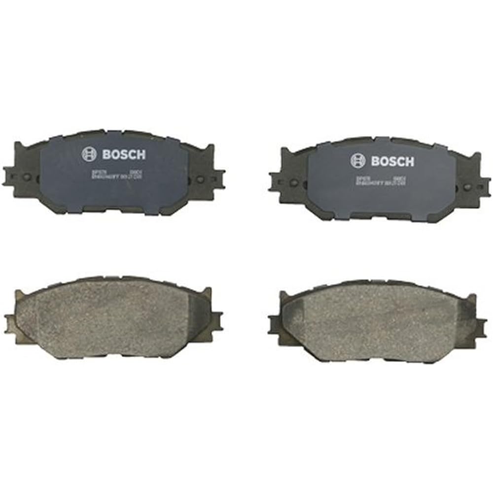 Bosch BP1107 QuietCast プレミアムセミメタリック ディスクブレーキパッドセット アウディ A3 A3 クアトロ クワトロ TT; フォルクスワーゲン ビートル ボラ Eos ゴルフ スポーツワゴン GTI ジェッタ パサート CC ウサギ フロント