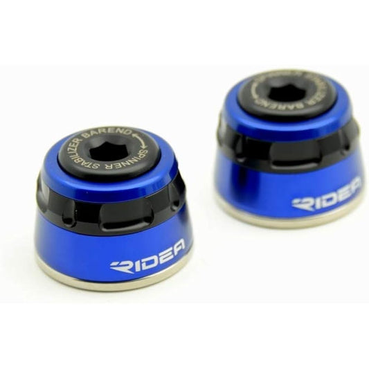 RIDEA Handlebar End Short Type Color: Blue SSB-1C-16-BE