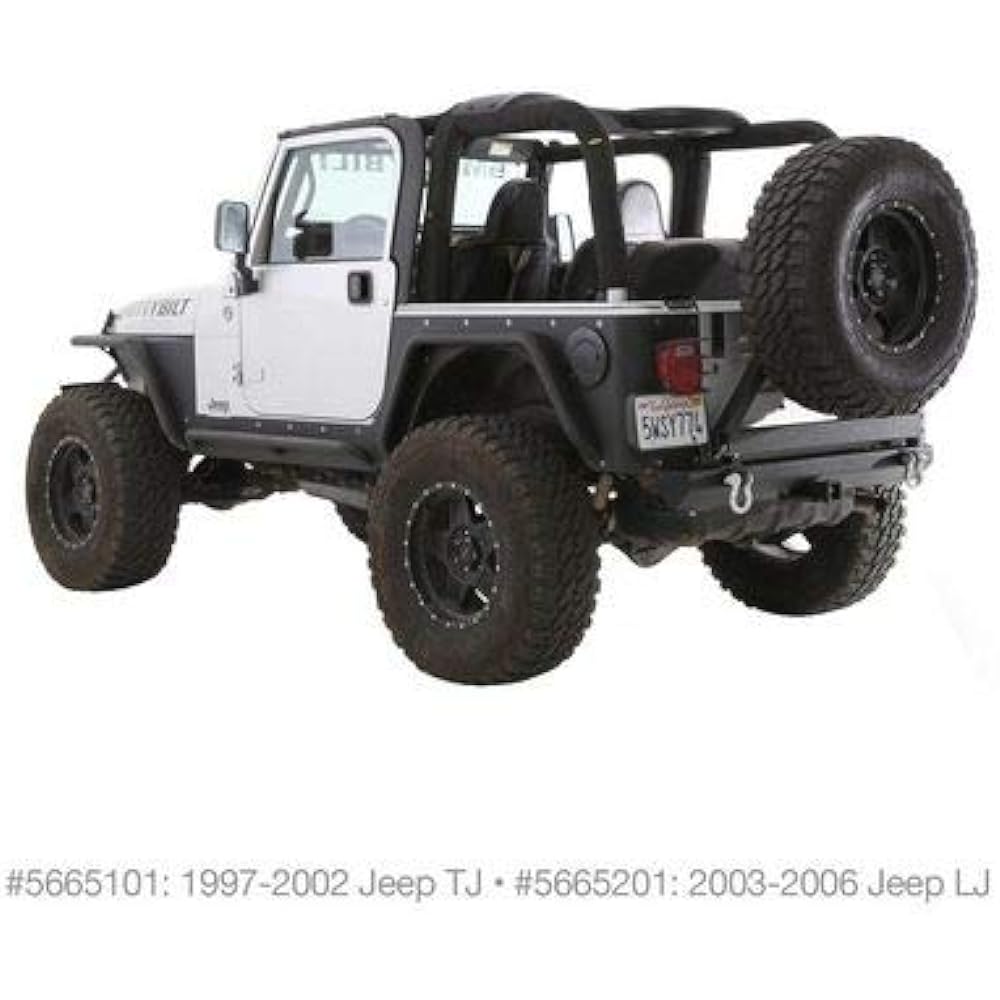 SmiteBilt Molle Sport Bar Cover Kit (Black) --5665201