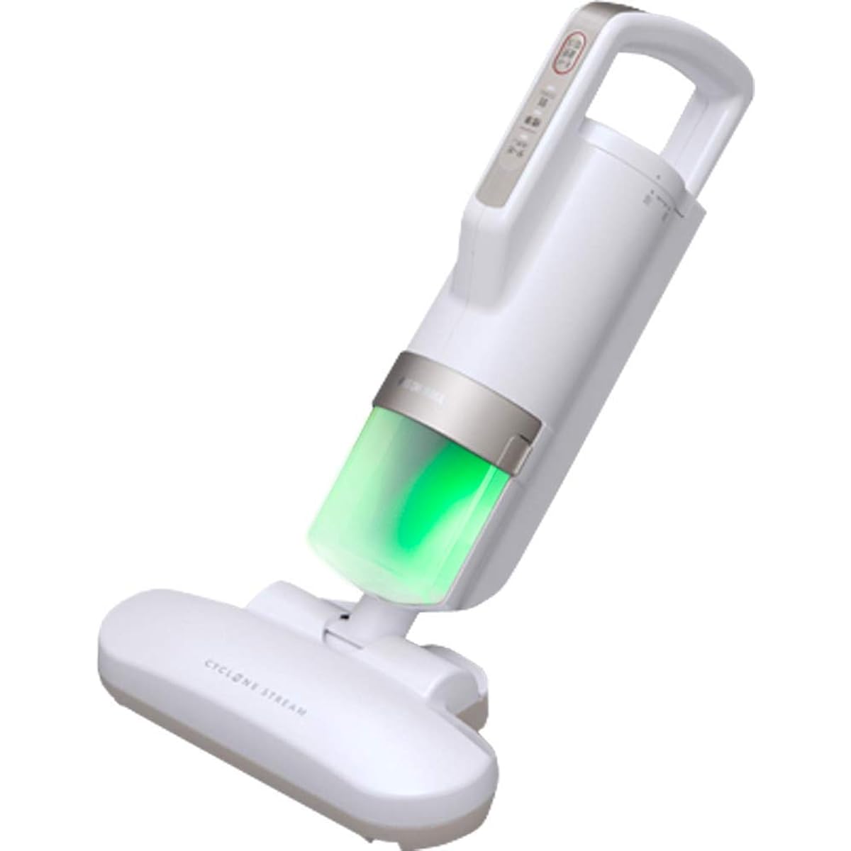 Iris Ohyama Super Suction Futon Cleaner Equipped with Dust Mite Sensor Dust Approx. 6000 times/min Champagne Gold KIC-FAC2