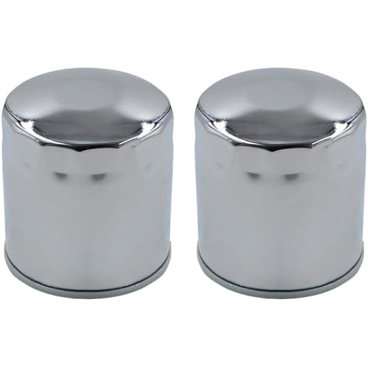 Oil Filter Harley XL883L Sportster LOW 2004-2010 XL883C Sportster Custom 2002-2010 XR1200 XR 1200 2008 2009 (Updated Accessories) (Color: 2 PCS)