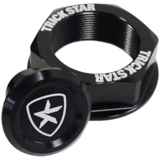 TRICK STAR Stem Nut Kit M25 Black SN-01BK