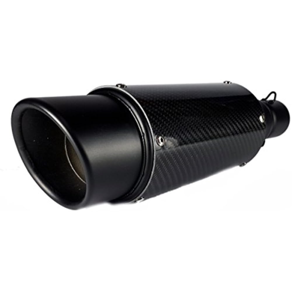 Generic 50.8 mm Carbon midorusairensa- GP Slip-On Muffler/Black Carbon