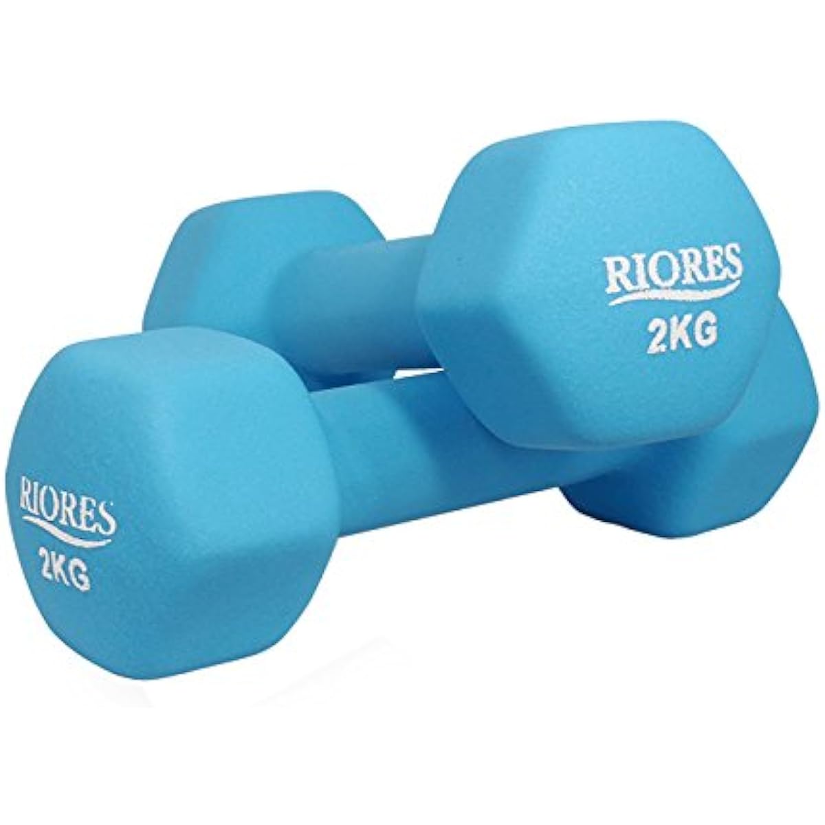 RIORES Color dumbbell set of 2 1kg/2kg/5kg/6kg/8kg