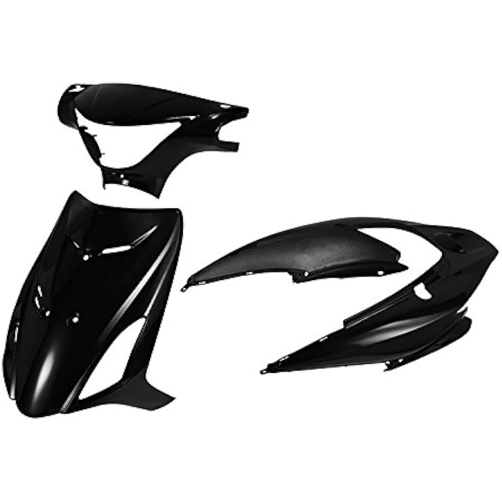 Bike Parts Center Exterior Set 3 Piece Set Black Black Cowl Painted Genuine Type Suzuki Address V125S CF4MA 3155