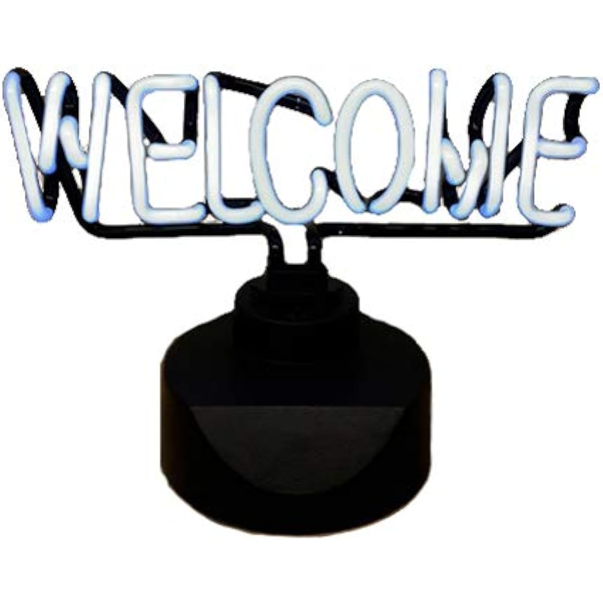 SLOWER Design Accessory Welcome 8 x 30cm Two-Way Neon Sign Can Be Used as a Stand SLW 114