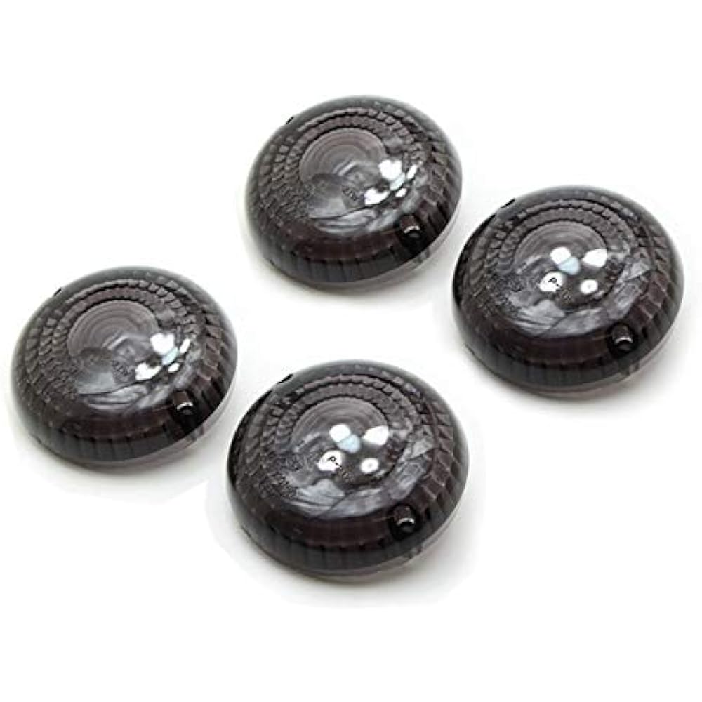 Smoke turn signal lens front and rear set (compatible) Virago 250 Virago 400 Dragster 400 Classic Dragster 1100 Classic Roy...