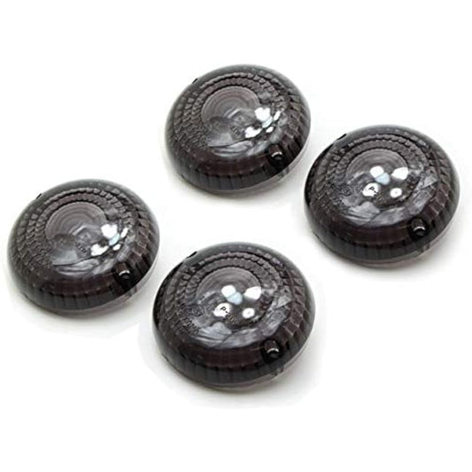Smoke turn signal lens front and rear set (compatible) Virago 250 Virago 400 Dragster 400 Classic Dragster 1100 Classic Roy...