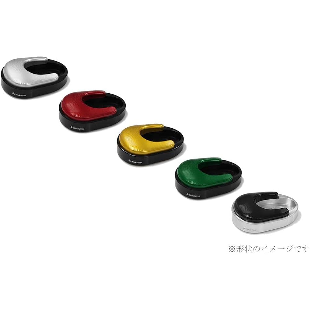 BIKERS Side Stand Expansion Plate Ninja250 Ninja400 ZX-25R Aluminum Flat Foot Orange BK-K0458-ORG