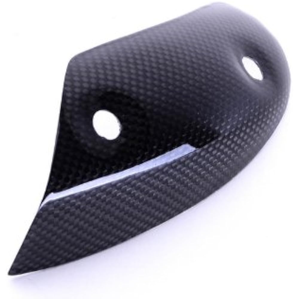 Bestem CBDU-DVL-EHC Black Carbon Fiber Fiber Exhaust Cover Ducati Diavel 2011-20