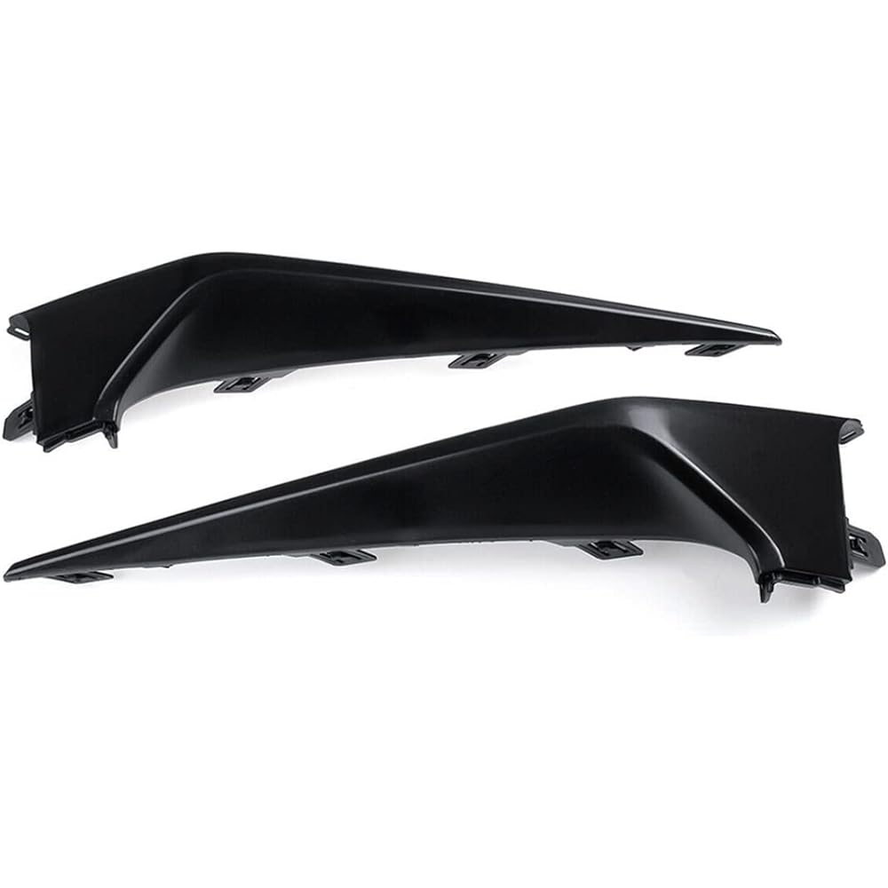 Front bumper lower lip guard molding trim 2020 2020 2021 Replacement driver for Toyotakorola SE XSE and passenger side lip printter cover cover spoiler defluser deflector black trim set