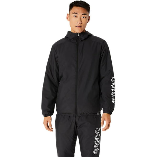 [ASICS] Training Wear ASICS Hex Graphic Filled Windbreaker Hoodie 2031E238 Men's