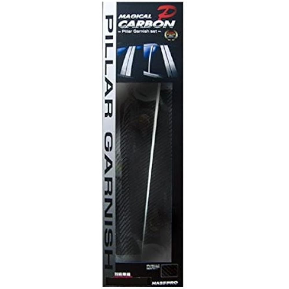 HASEPRO Magical Carbon [Pillar Garnish] Visor Cut (Black) Subaru Levorg VM4/G CPS-V21