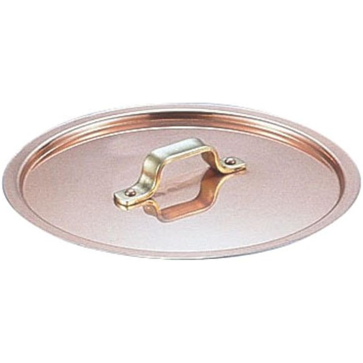 Endo Shoji Commercial Etol Pot Lid 27cm Copper/Brass/Tin Made in Japan ANB03027