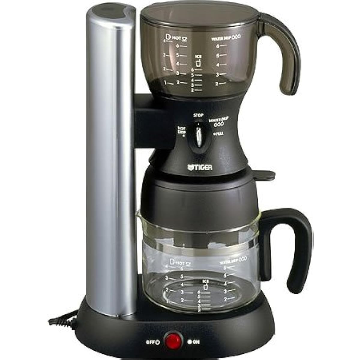 Tiger Coffee Maker Cold Brew & Purified Water Chrome Silver ACO-A060-SJ