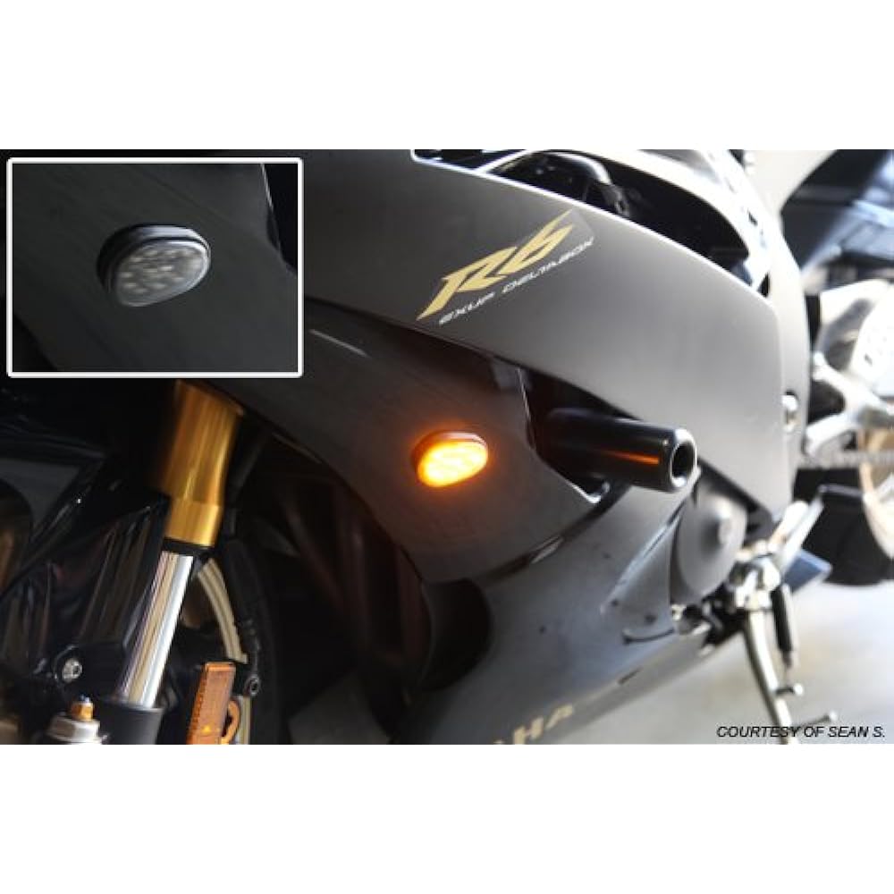 Flat Mount LED Dual Circuit Running + Winker Light 2008-2016 For Yamaha YZF R6