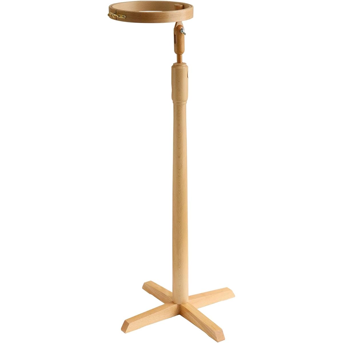DMC Embroidery frame (with stand) Inner diameter 17.7cm Freestanding type Wood DMC-MK0034