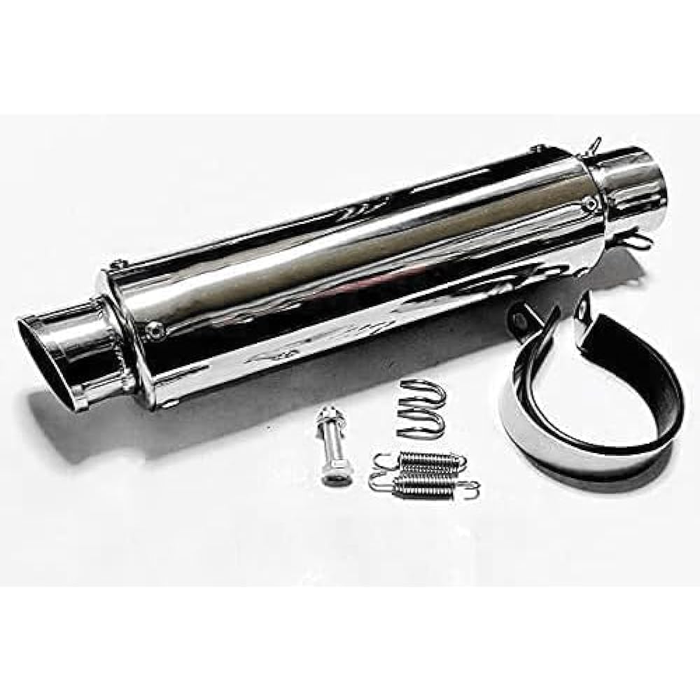 W4-6B* No logo Outlet Wands tube Slip-on muffler Slash cut silencer Tail end 50.8φ General purpose Type Yamaha vehicle