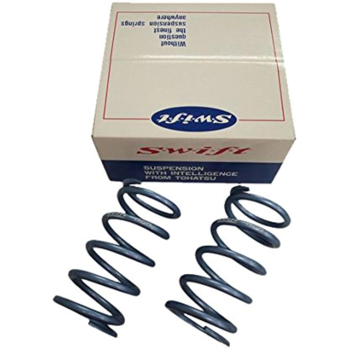 Swift Z70-152-060 Series Wound Springs (2-piece Set), Inner Diameter ID: 2.8 inches (70 mm), Free Length 6 inches (152.0 mm), Spring Constant 13.2 lbs (6 kgf/mm)